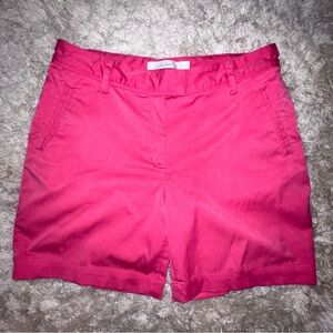 Lady Hagen Deep Rose Colored Stretch Golf Walking Shorts Size 6